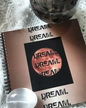 Load image into Gallery viewer, Spiral notebook with strawberry moon