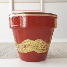 Load image into Gallery viewer, Mustache Planter- Sienna
