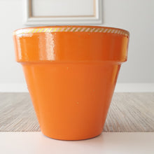 Load image into Gallery viewer, Mustache Planter- Orange
