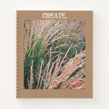 Load image into Gallery viewer, Spiral notebook with grass image