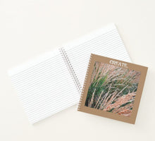 Load image into Gallery viewer, Spiral notebook with grass image