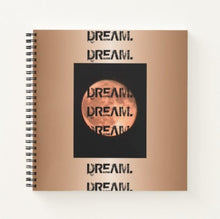 Load image into Gallery viewer, Spiral notebook with strawberry moon