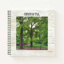 Load image into Gallery viewer, Spiral notebook with tree on cover
